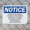 Signmission There Is A $25 Charge For Missed Appointments, 14 in W x Rectangle, Plastic OS-2PACK-NS-P-1014-L-18577 - alternate 7